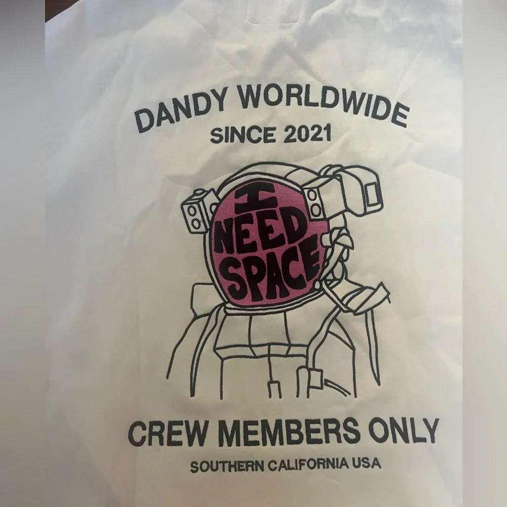 Dandy Worldwide “I Need Space” Hoodie – Crew Members Only – Size XL - Picture 2 of 7